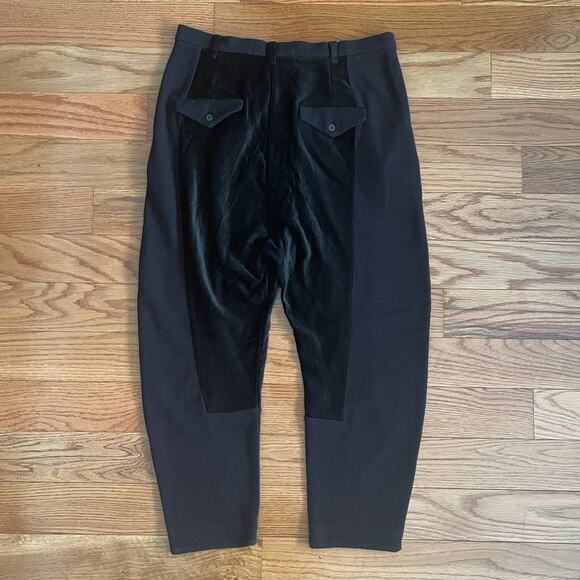 Transit Par Such Barrel Leg Pants Women Small Black Avant Garde Minimalist Style - Picture 2 of 9